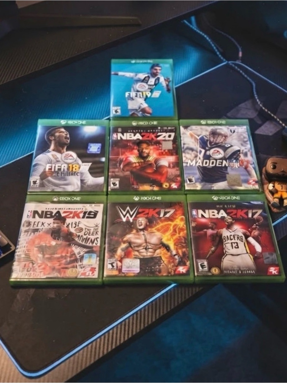 Xbox One Sports Game Bundle - Green Cases (Xbox One)